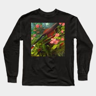 Cello & Flowers Long Sleeve T-Shirt